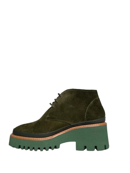 PONS QUINTANA | BOTINES | MUJER | RAQUEL VELOUR FOREST | VERDE