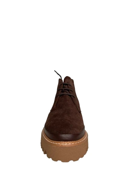 PONS QUINTANA Carmen Toffee Express: chocolate ankle boots for women