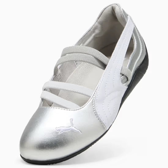 PUMA Speedcat Ballet Metallic WNS: silver trainers for women