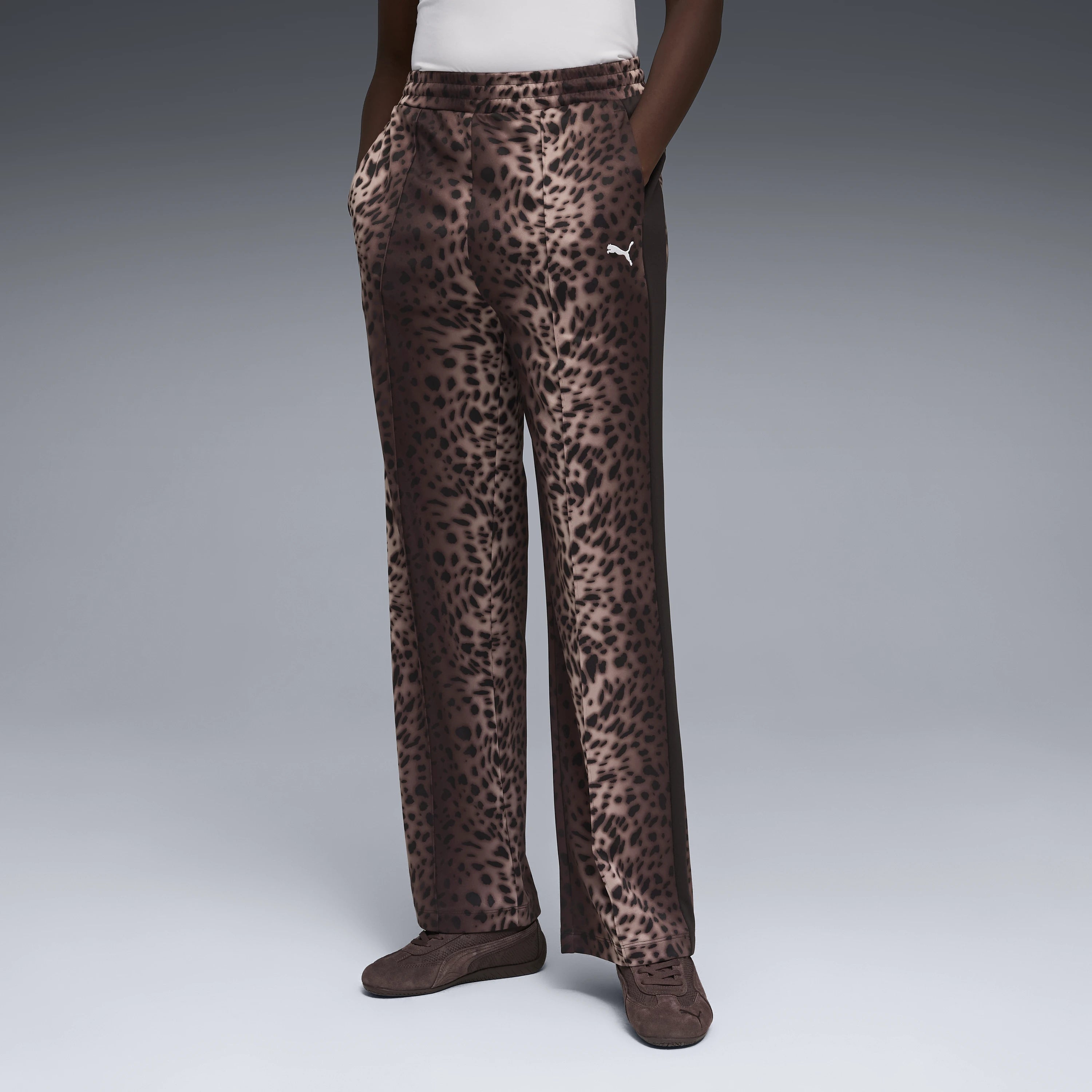 PUMA T7 LEO LUXE Aoptrack Pants OP: animal print بنطال للنساء