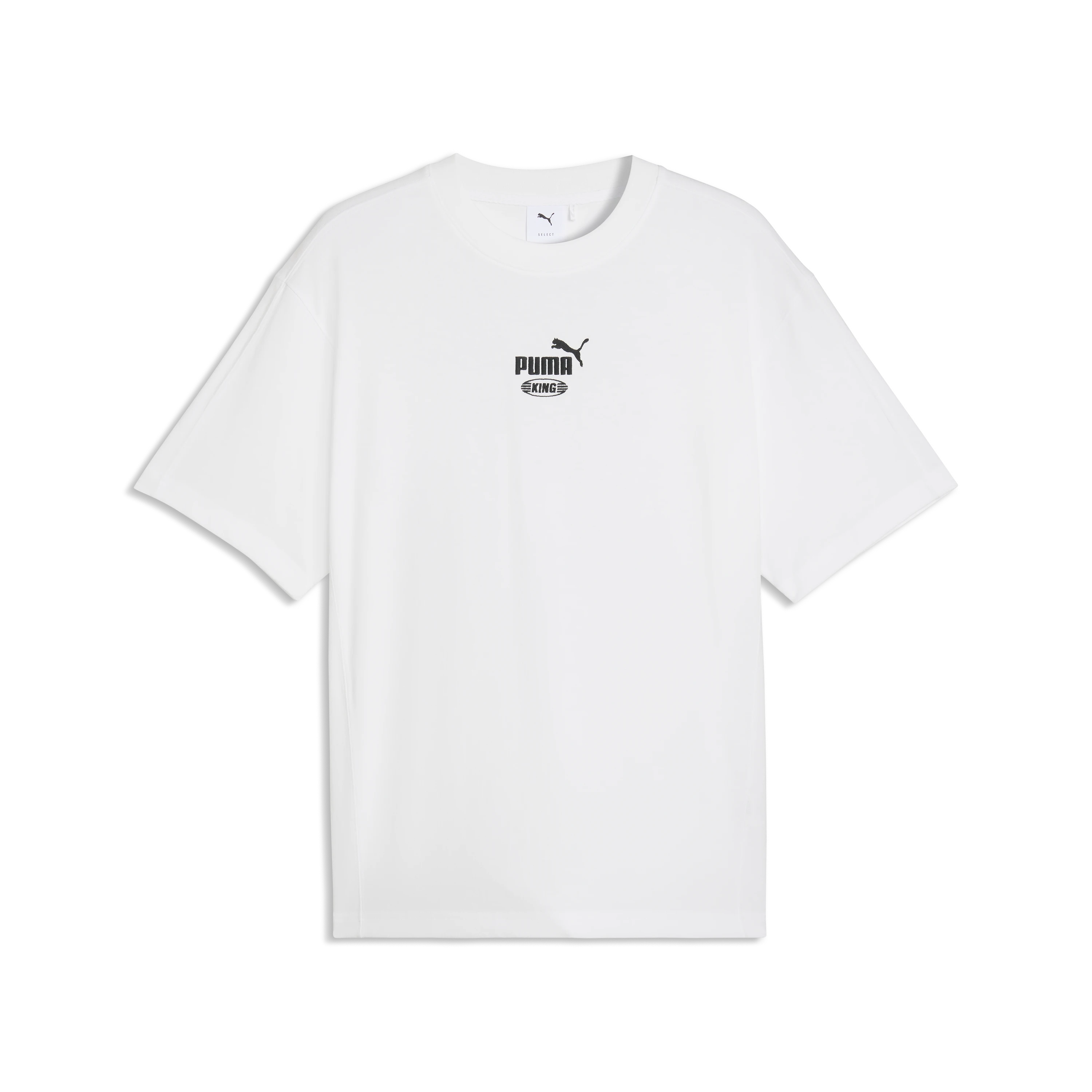 PUMA KING TEE: white T-shirt for men