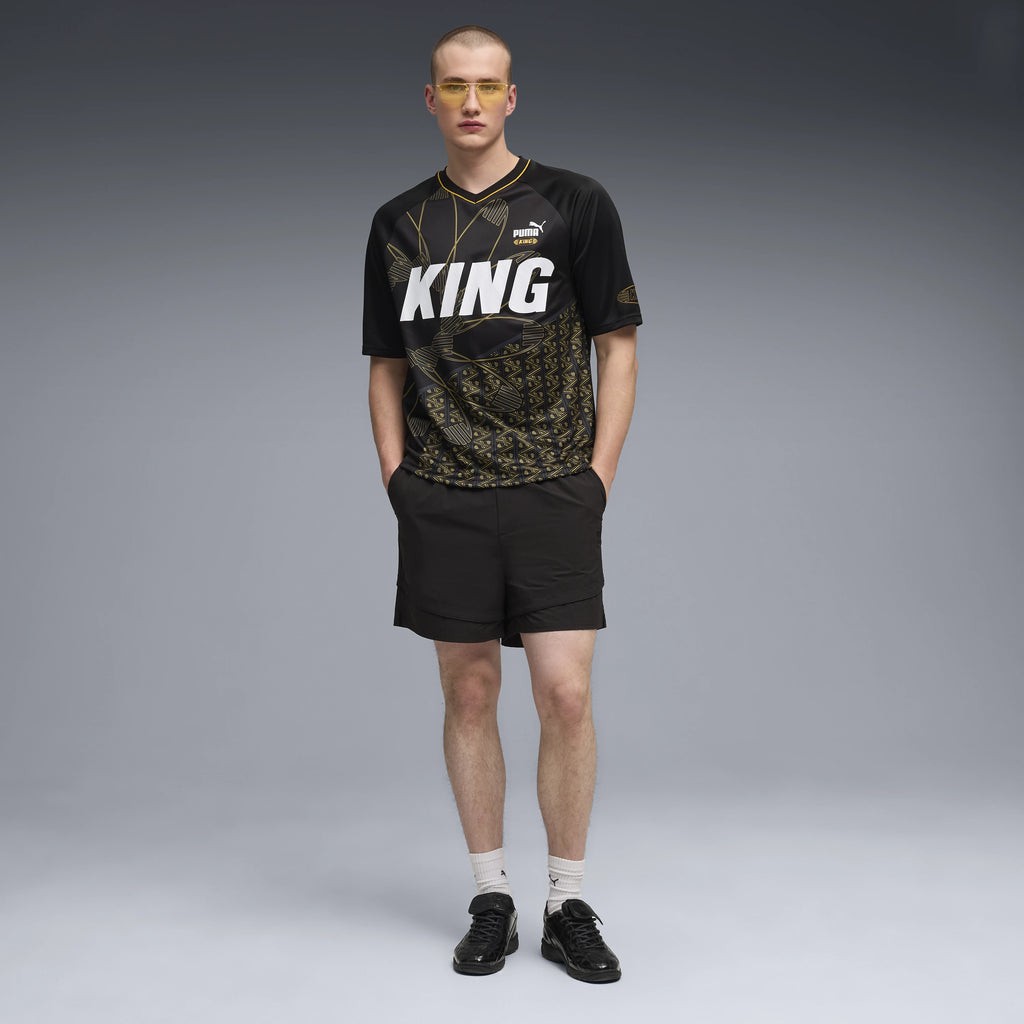 PUMA KING Shorts: 黑色 长裤 男士