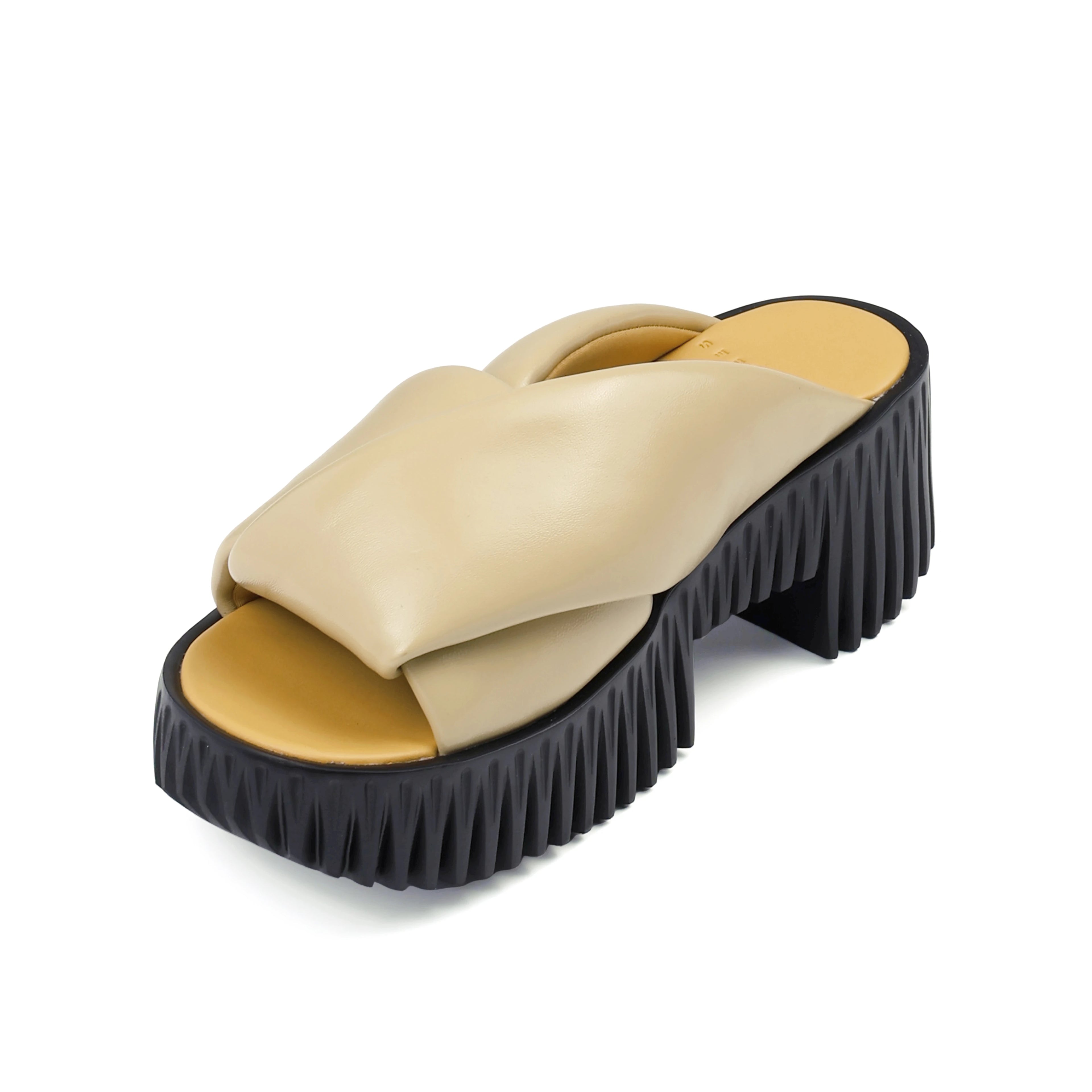 4CCCCEES PLIA ANDA SKIN: beige sandals for women