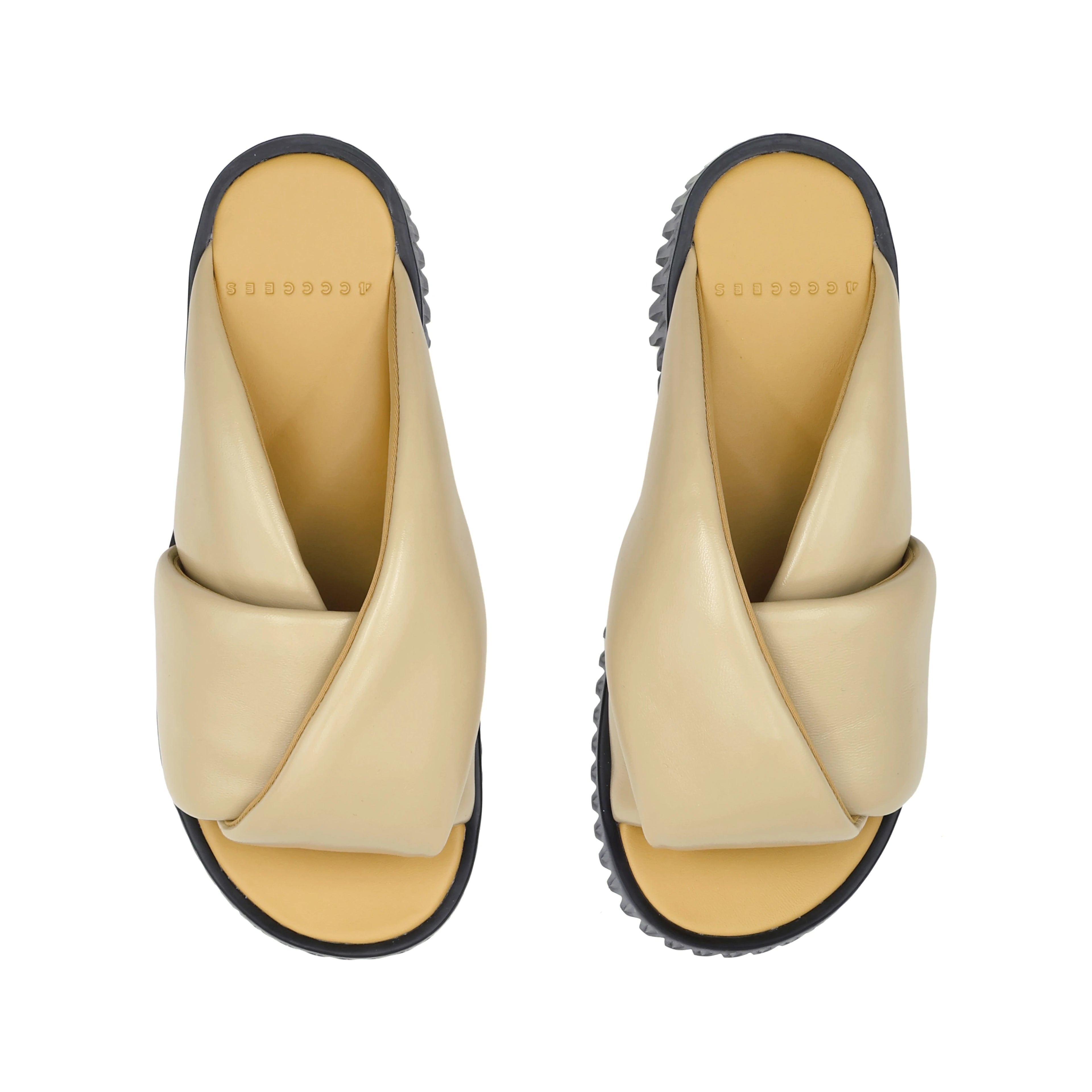 4CCCCEES PLIA ANDA SKIN: beige sandals for women