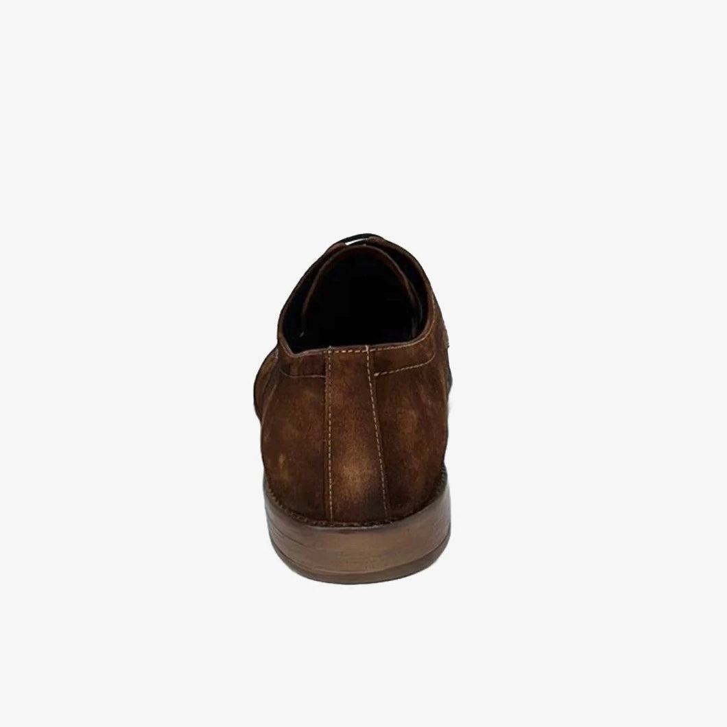 LUIS GONZALO 1966 Basket OLD Cuero: brown shoes for men