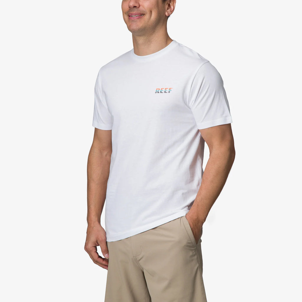 REEF | CAMISETA | HOMBRE | GRANDVIEW SS TEE BRIGHT WHITE | BLANCO