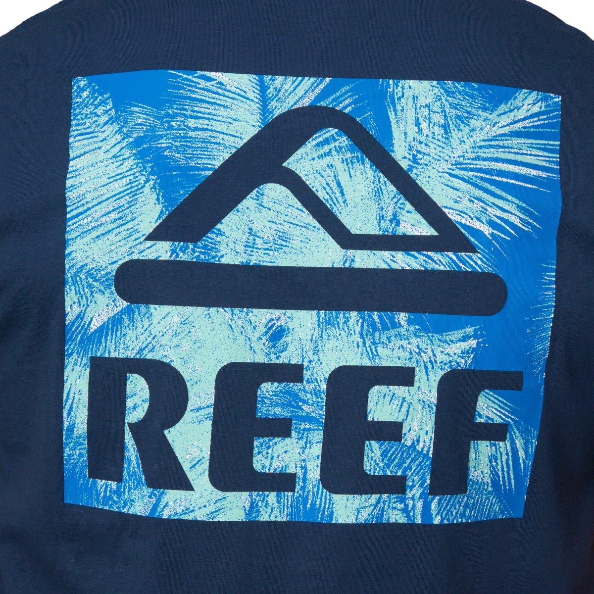REEF Bismark SS Camiseta NAVY: blue T-shirt for men