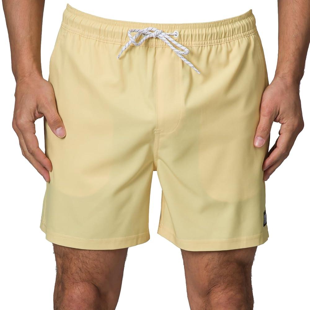 REEF Marzo E/W WVN Short Dusky Citron: amarillo bañador for men