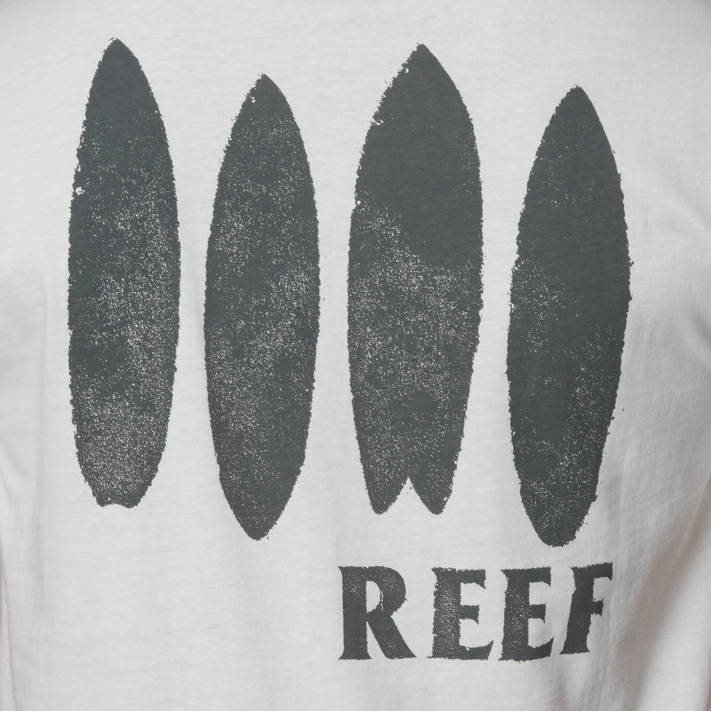 REEF Pettibon SS Camiseta Marshmallow: blanc samarreta per a home
