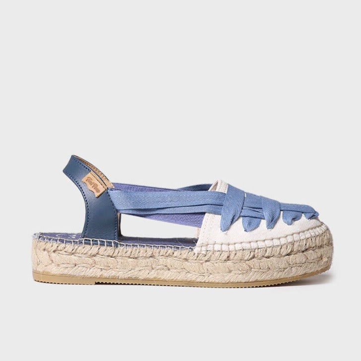 TONI PONS RIO CU TEXA: blau espadrilles für Damen