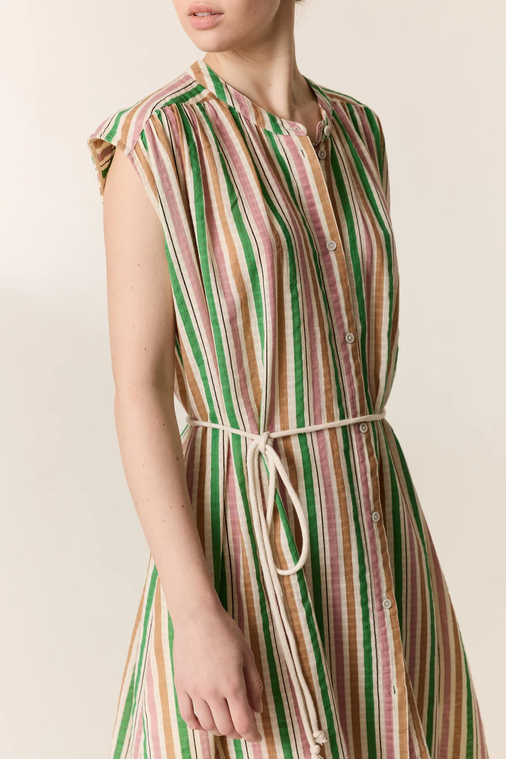LEON & HARPER Richie TC209 STRP Multico: multicolour dress for women