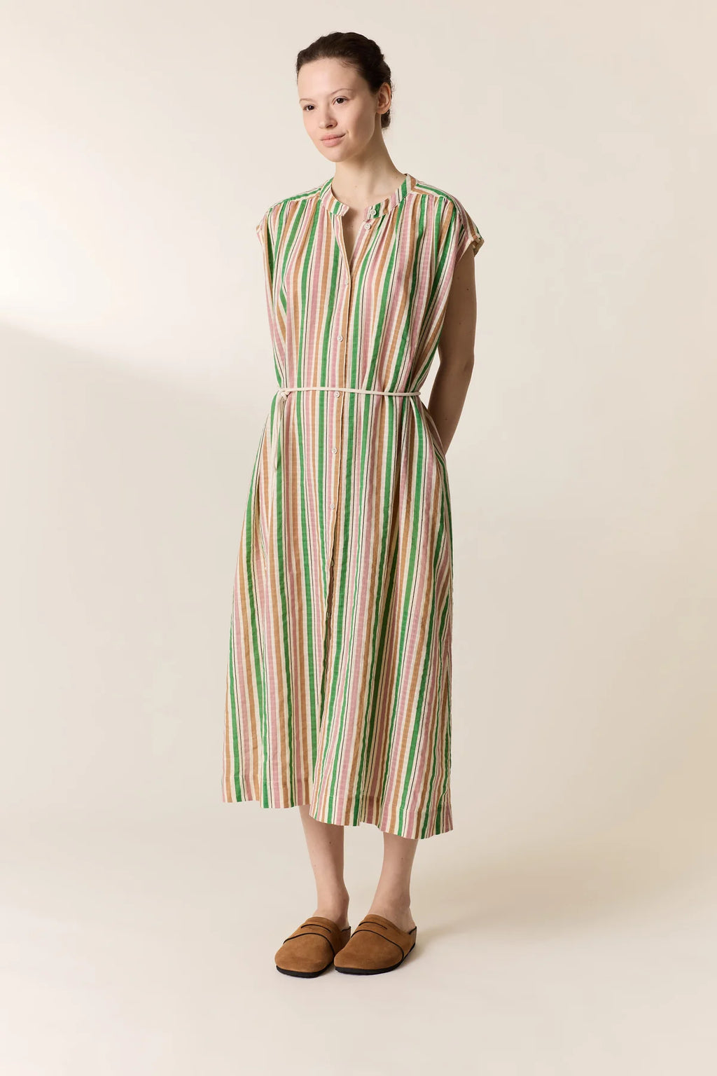 LEON & HARPER Richie TC209 STRP Multico: multicolour dress for women