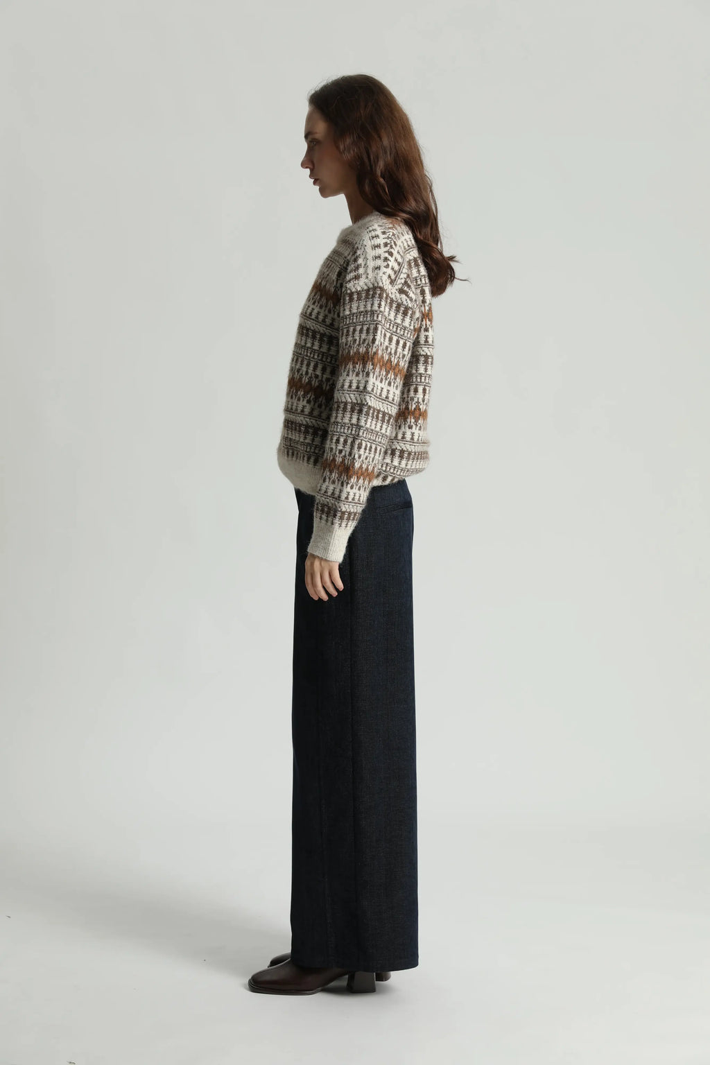 SEE U SOON Priam NAVY: blauw broek voor dames