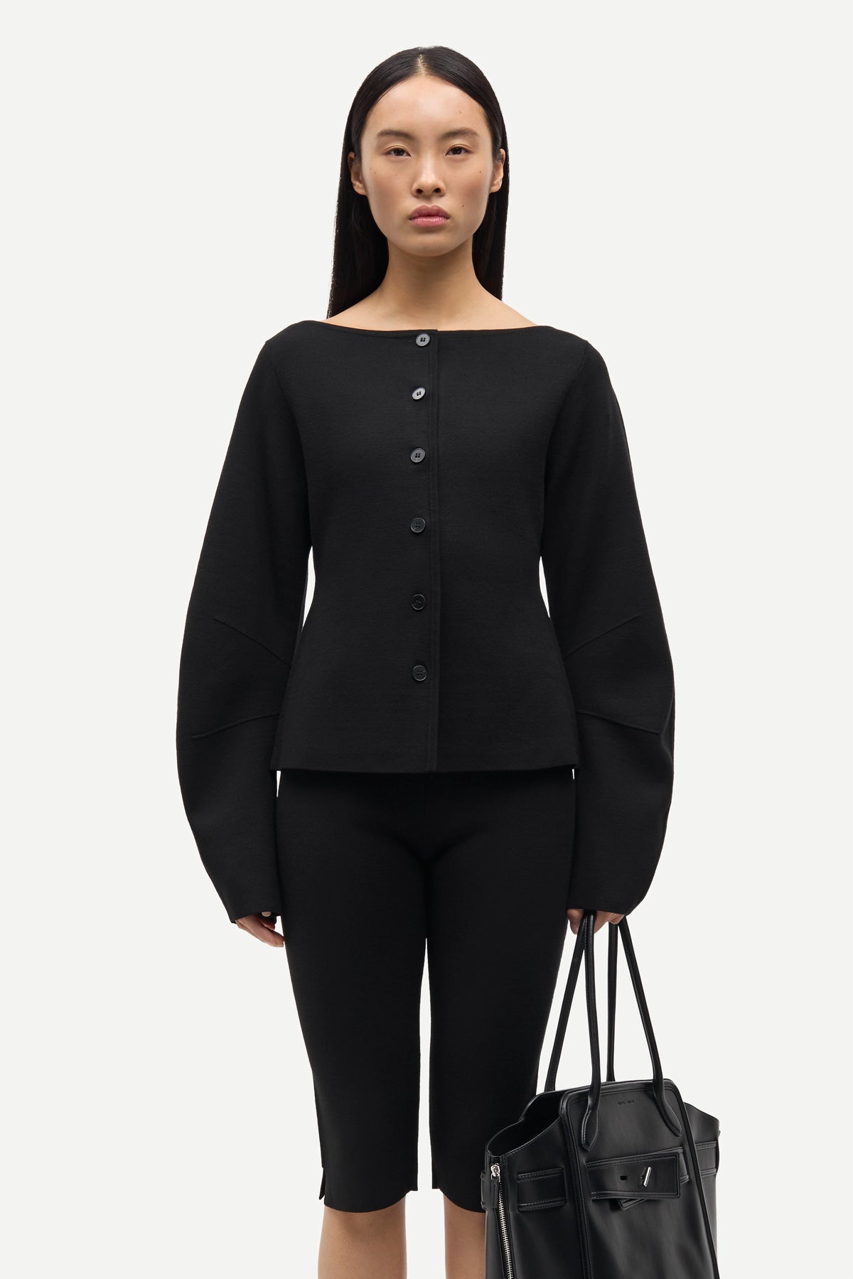 SAMSOE Saally Black: schwarz Jacke für Damen