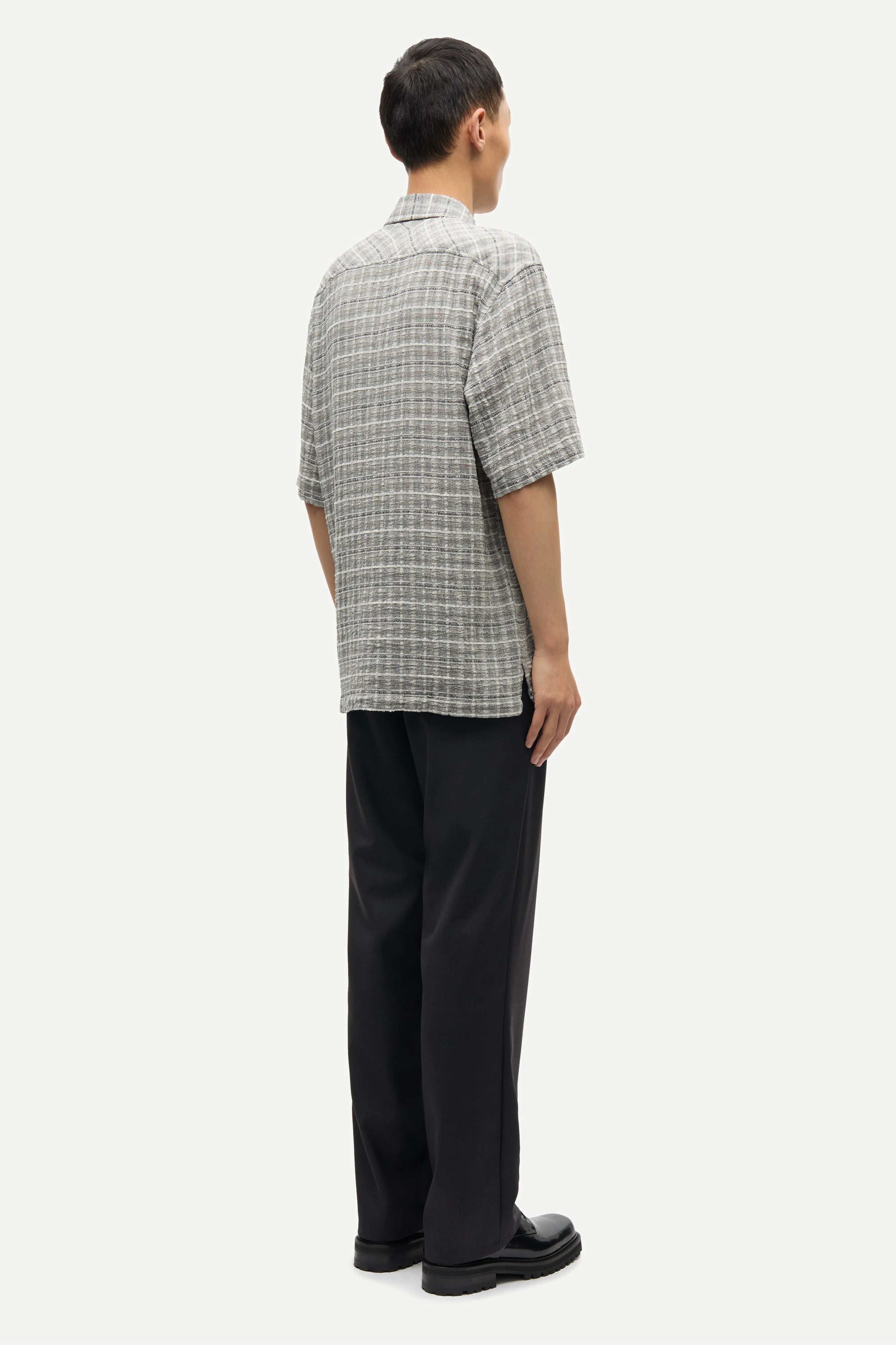 SAMSOE Saayo P Shirt 15970: black shirt for men