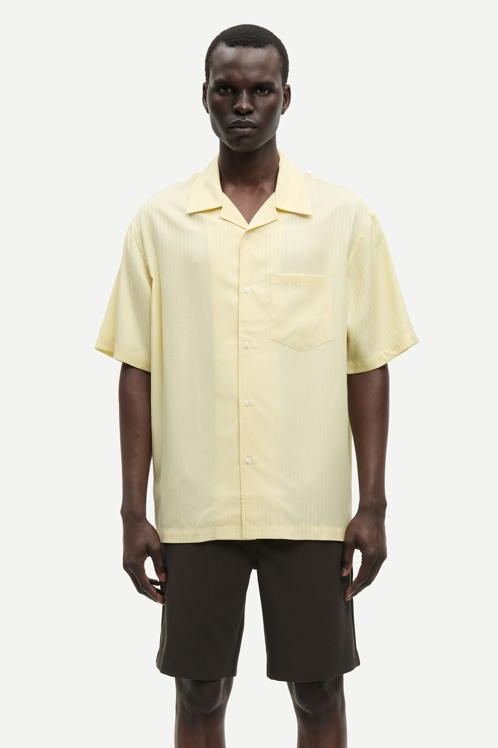 SAMSOE Saemerson P Shirt A: amarillo shirt for men