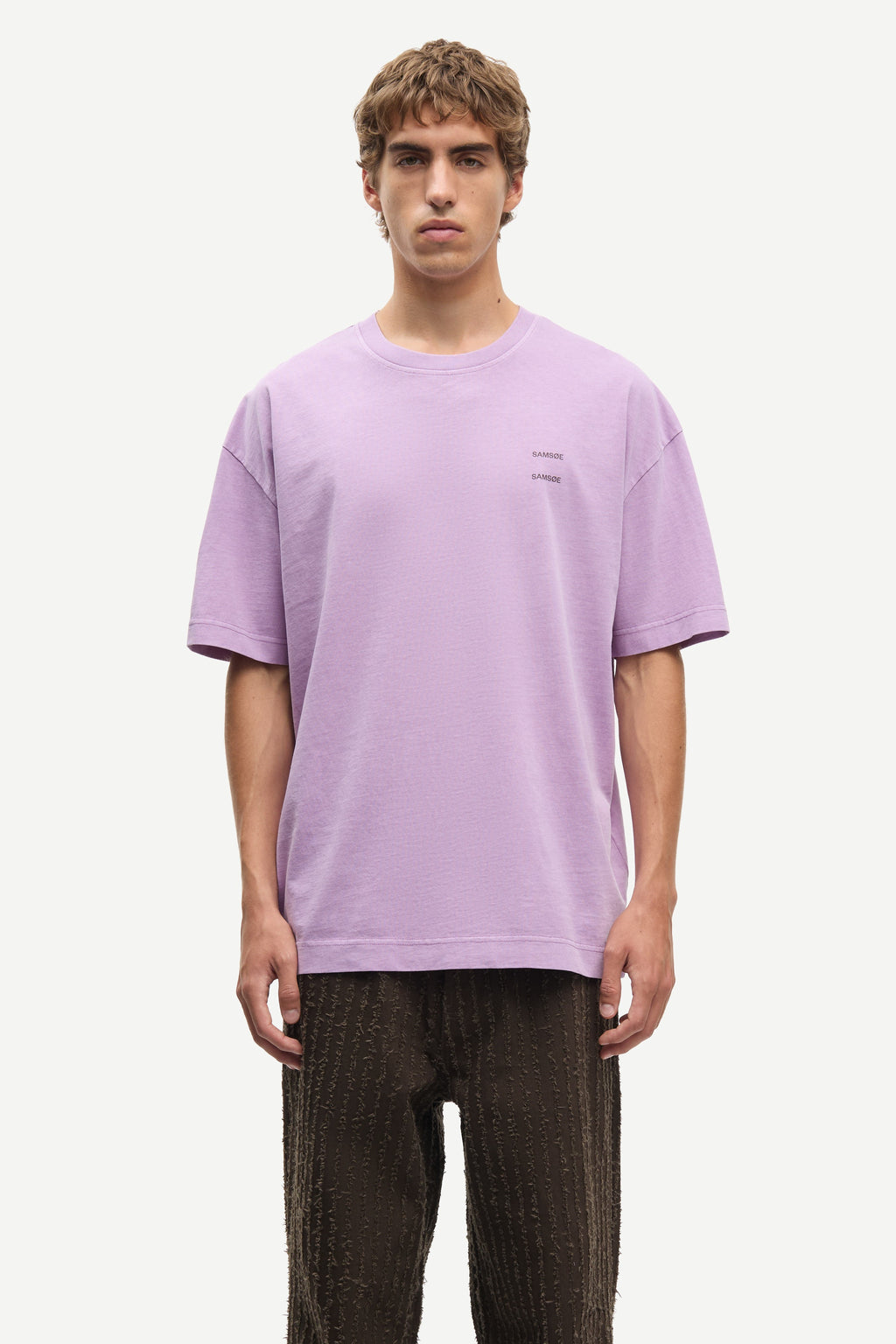 SAMSOE Sajoel 1548 Regal Orchid: lila T-shirt for men