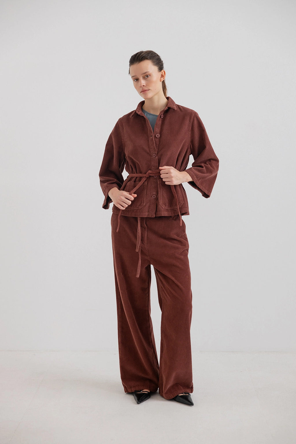 PROJECT AJ117 | CHAQUETAS | MUJER | SALLY DK22-263 RUSSET BROWN | MARRÓN