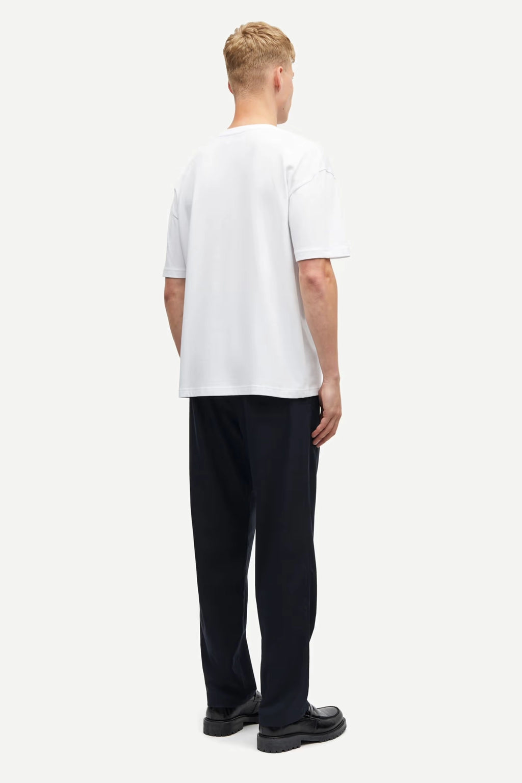 SAMSOE Sahudson T-shirt 15: white T-shirt for men