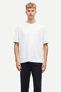 SAMSOE Sahudson T-shirt 15: white T-shirt for men