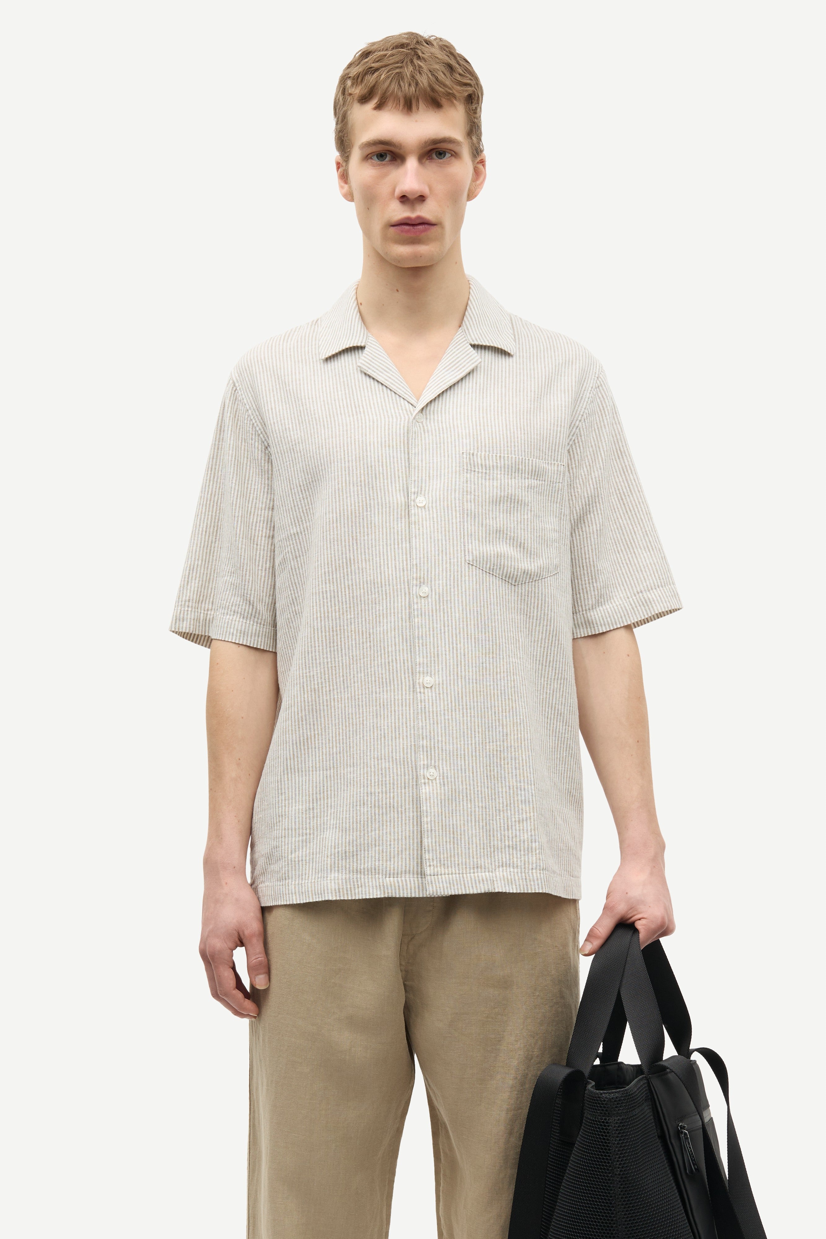 SAMSOE Saoscar AP 16 Aluminum ST: caqui camisas for men