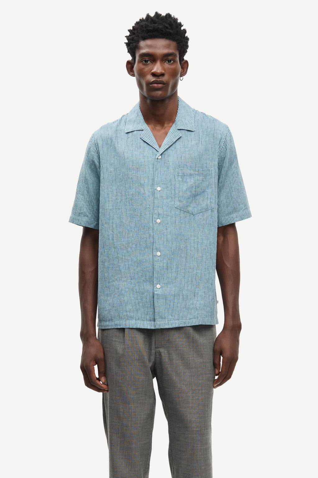 SAMSOE | CAMISAS | HOMBRE | SAOSCAR AP 16 TOURMALINE ST. | AZUL