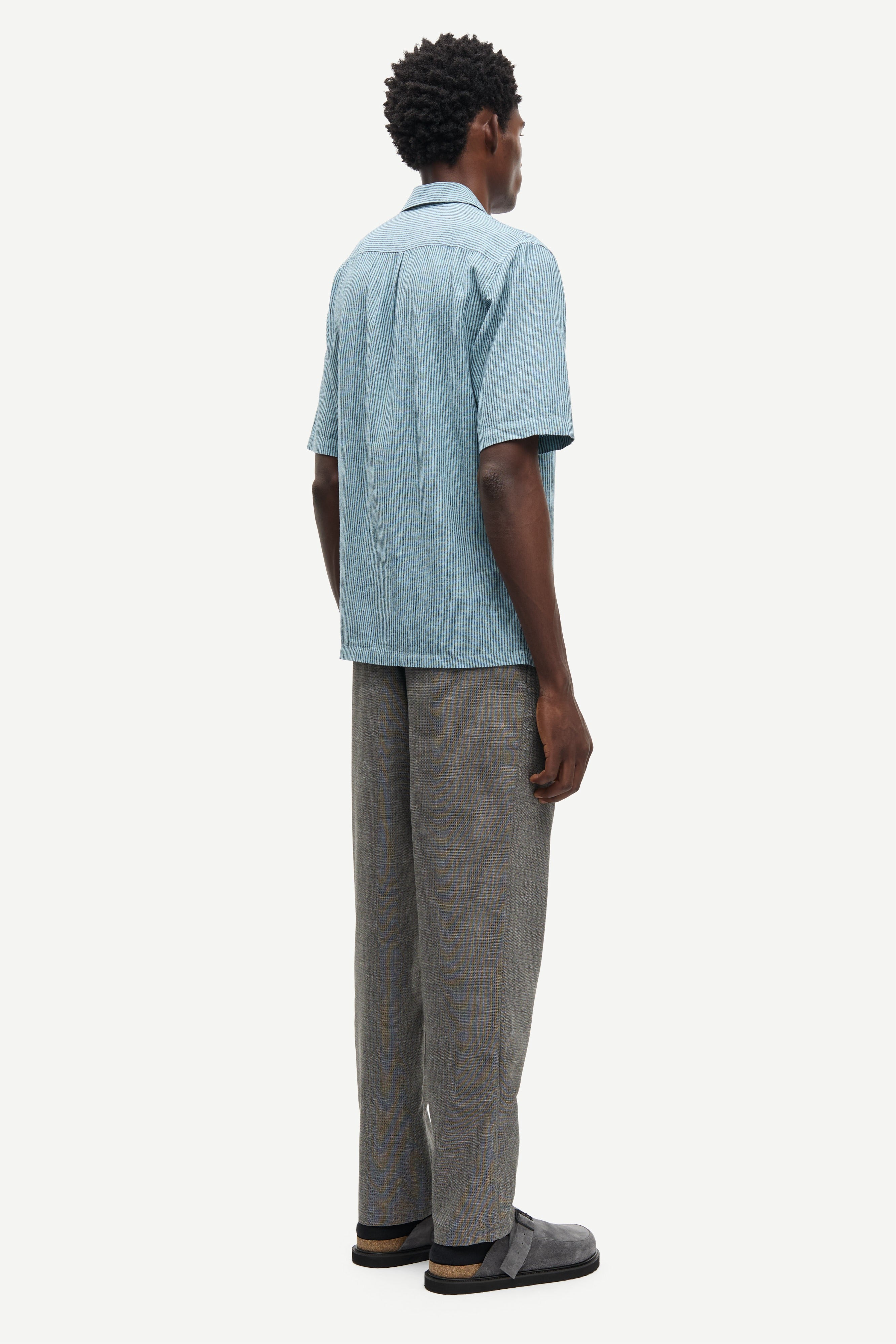 SAMSOE Saoscar AP 16 Tourmaline ST: blue camisas for men