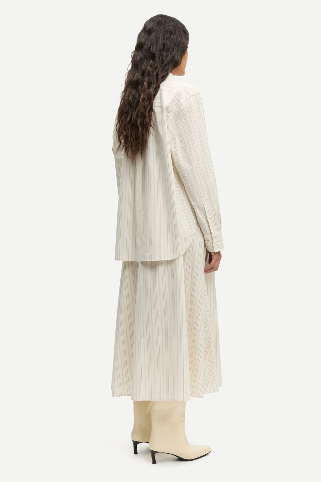 SAMSOE Sathea Skirt 15756 BONE ST: білий спідниця для жінок