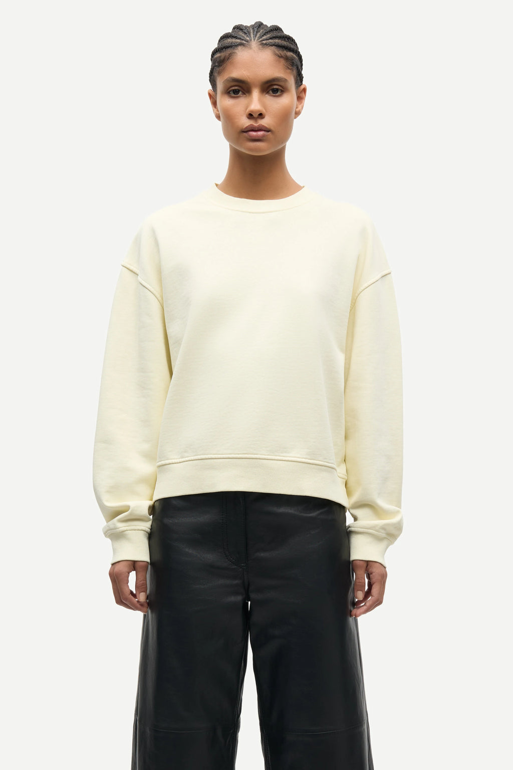 SAMSOE Savan Sweat 1569B Ethereal Green Pigment: verd sweatshirts per a dona