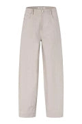 SECOND FEMALE Bacoli Barrel Trousers: beige trousers for women
