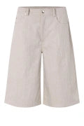 SECOND FEMALE Bacoli Shorts: beige trousers for women