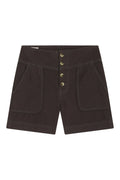LEON & HARPER QITU TCB1 PLN Carbone: black trousers for women