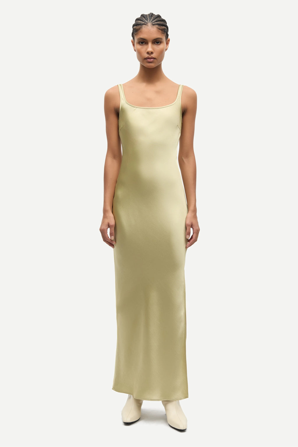 SAMSOE Sunna Dress 12956 SAGE Green: 绿色 连衣裙 女士