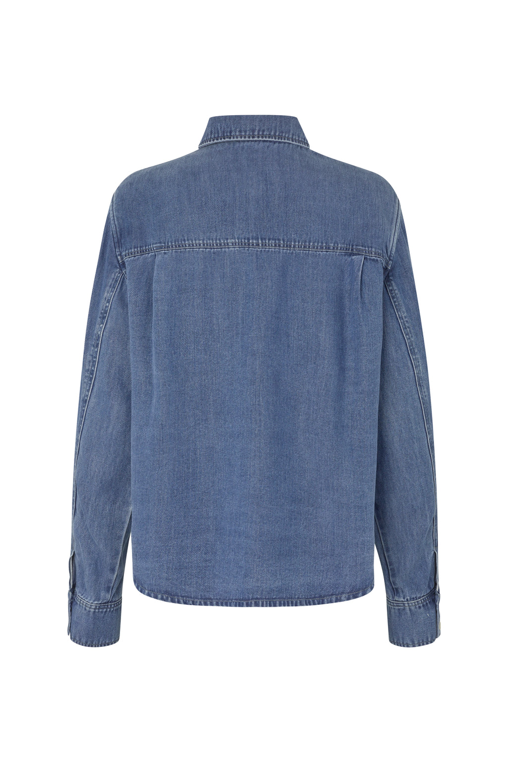 SAMSOE Sabexy Shirt 15645 Medium Denim BLUE: blau camisas für Damen