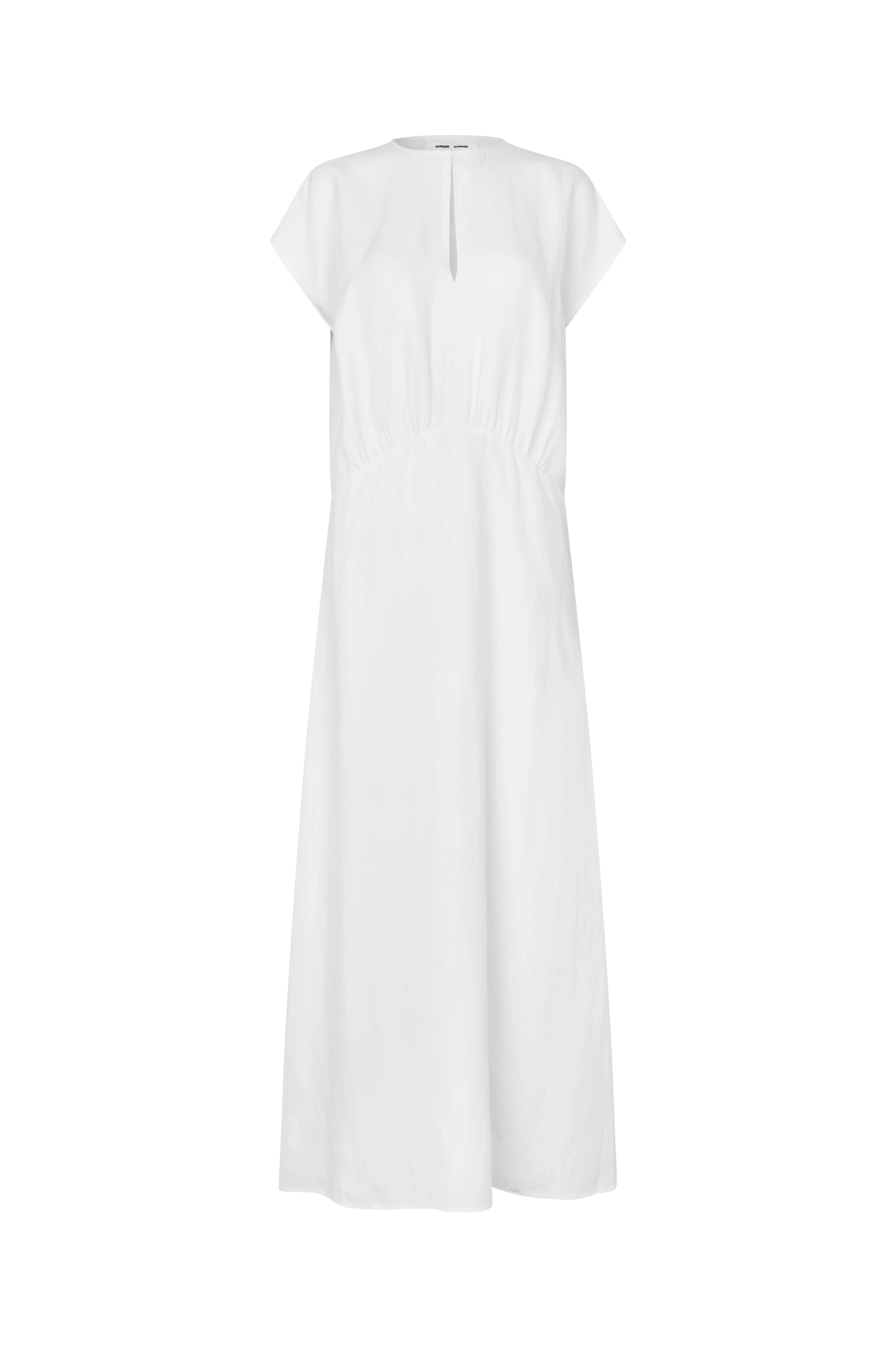 SAMSOE Sadaphne Dress 1526 White: white dress for women