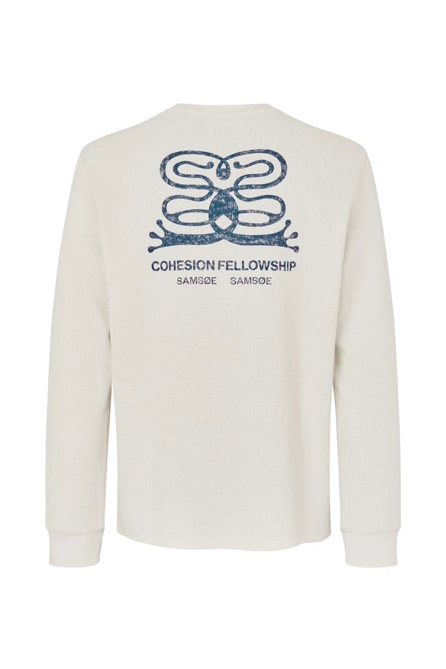 SAMSOE Safellow LS T-shirt: beix camisa per a home