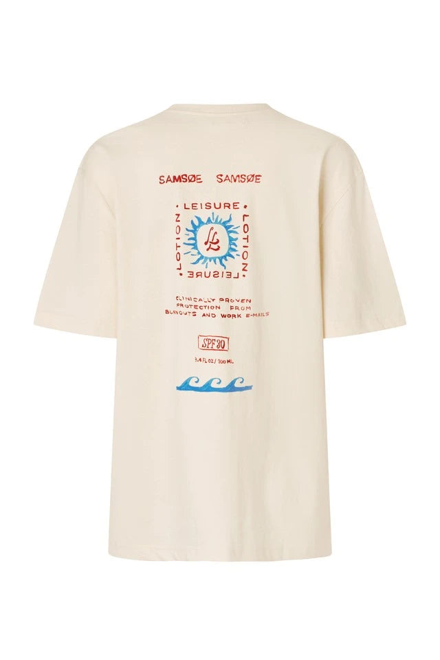 SAMSOE Sagergei T-shirt 15: beige T-shirt for men