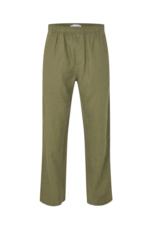 SAMSOE Sajabari X Trousers: beige trousers for men