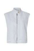SAMSOE Sakaila VEST 15930 GRAY DAWN MEL: white jacket for women
