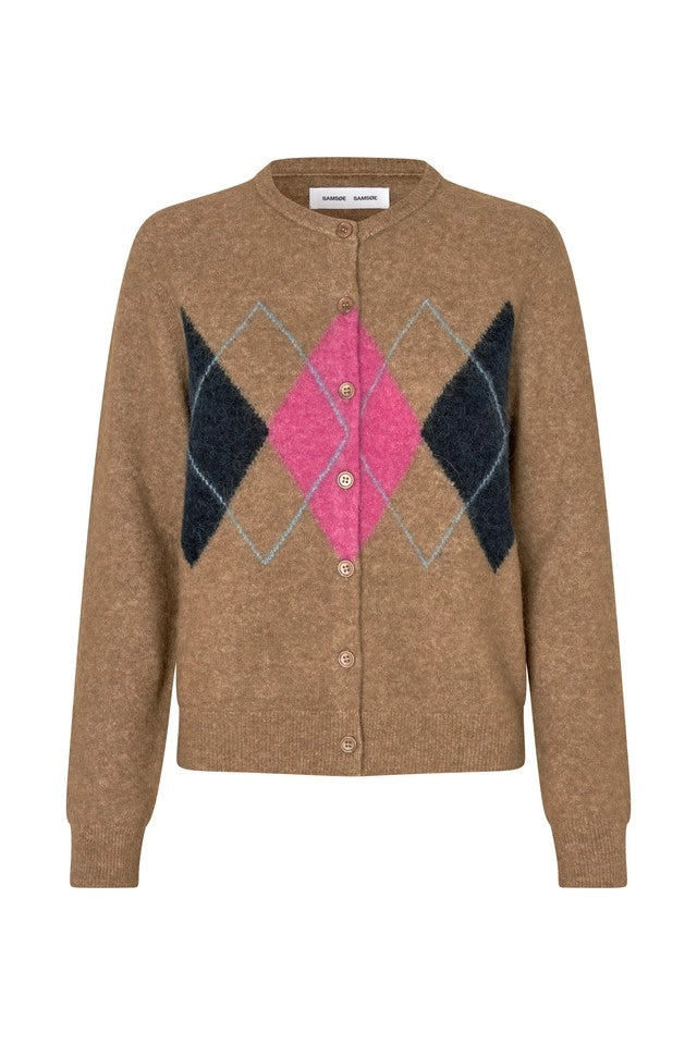 SAMSOE | CARDIGAN | MUJER | SANOR LEAD GRAY | BEIGE