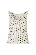 SAMSOE Sapoppy TOP 16060 Drifting DOTS Egret: multicolor T-shirt voor dames