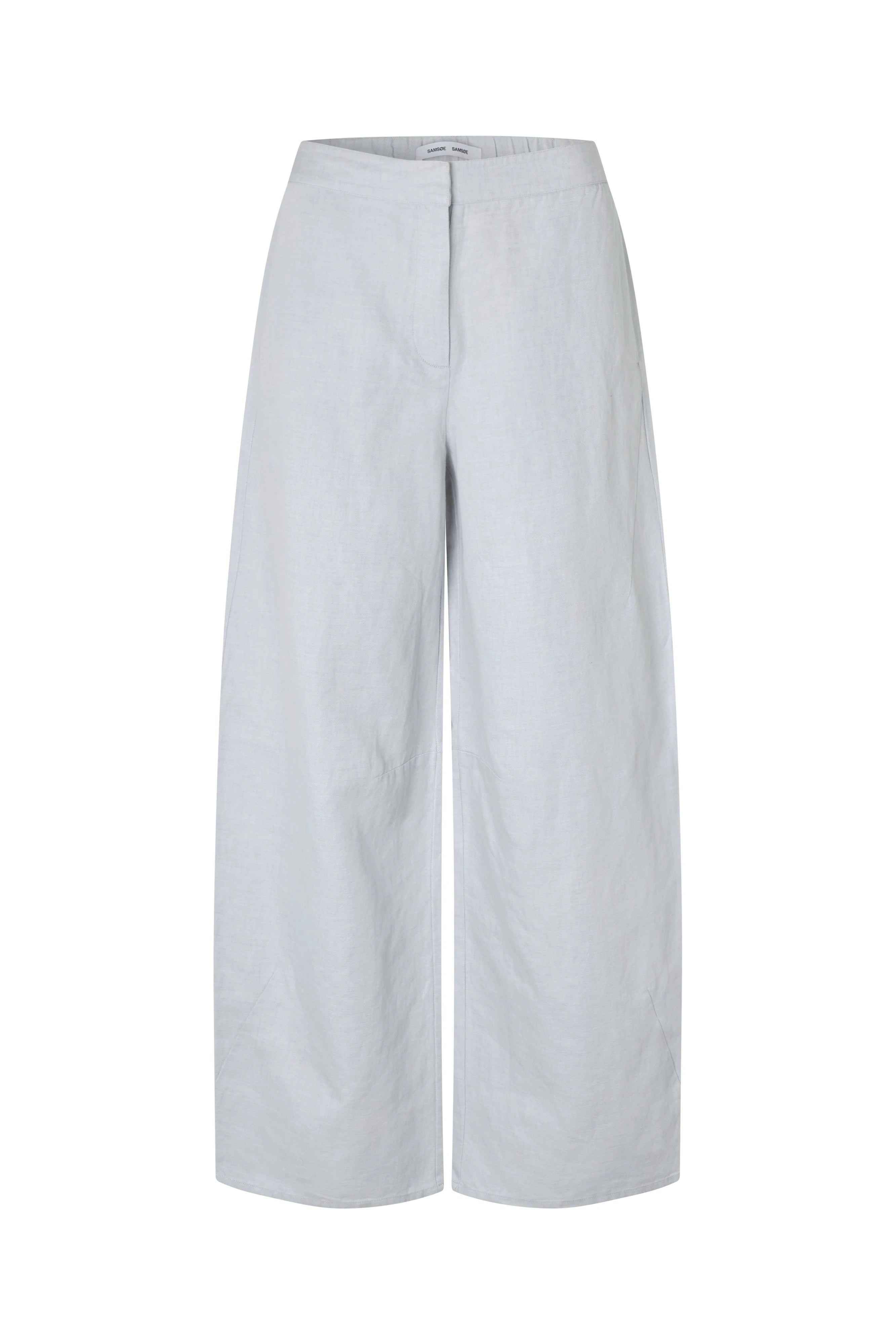 SAMSOE Saroko Trousers 159 GRAY DAWN MEL: white trousers for women