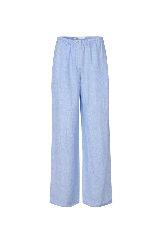 SAMSOE | PANTALONES | MUJER | SATOVES TROUSERS 14 BEL AIR BLUE MEL. | AZUL