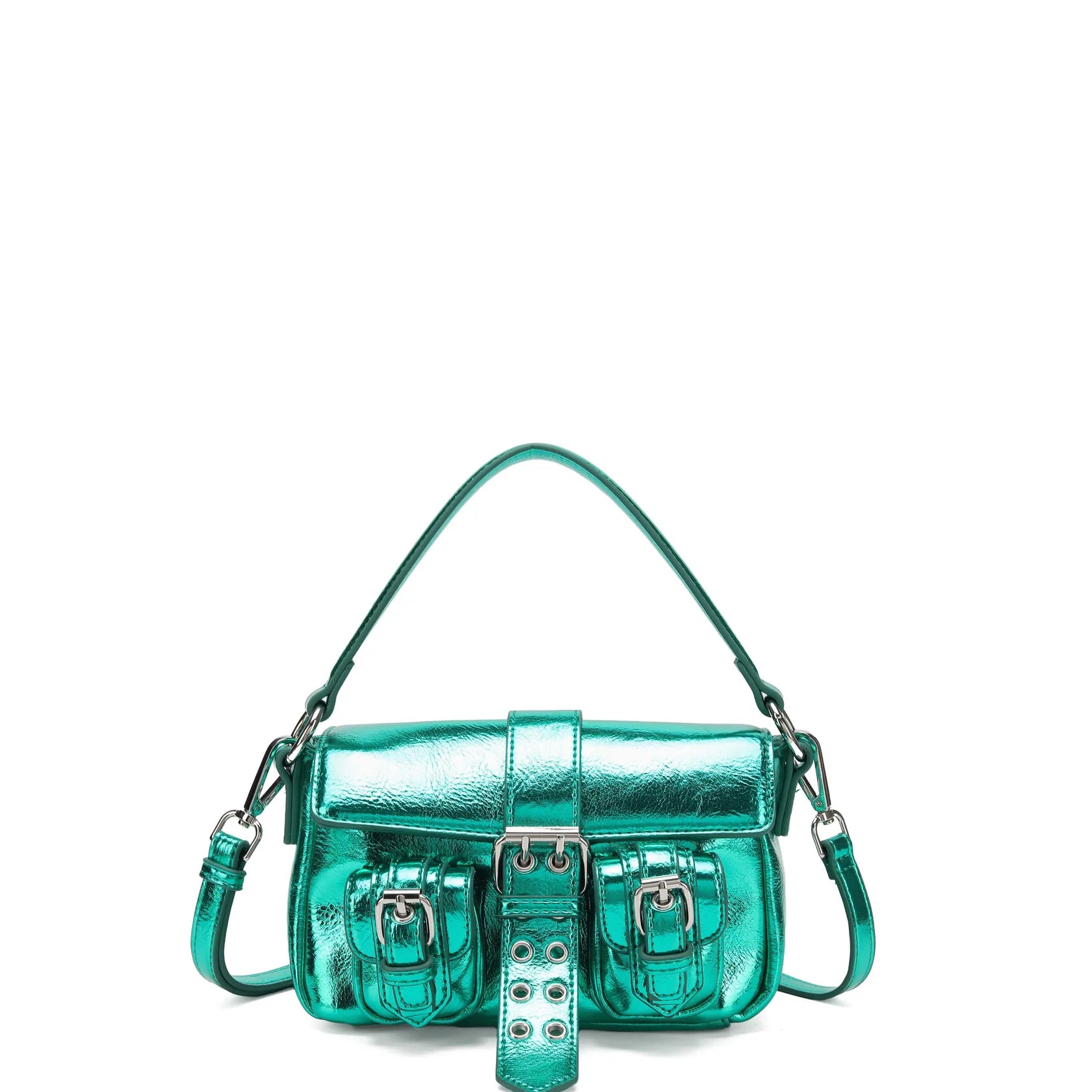 NUNOO Small Honey Buckle Recycled COOL Green: vert sac pour femme
