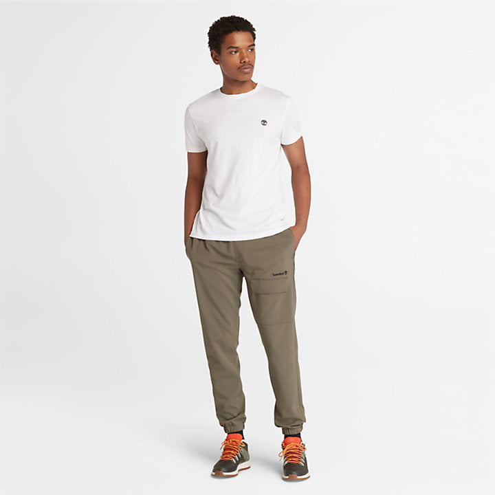TIMBERLAND Dunstan River Short Sleeve Camiseta White: wit T-shirt voor heren