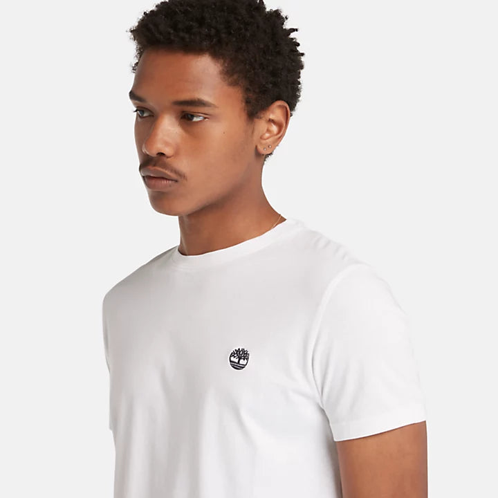 TIMBERLAND Dunstan River Short Sleeve Camiseta White: білий футболка для чоловіків