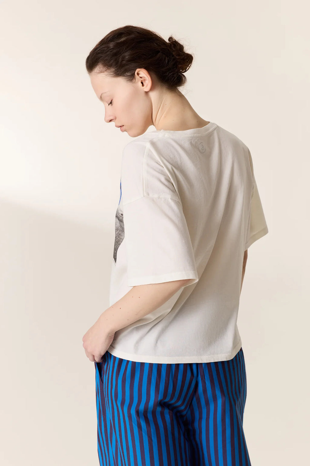 LEON & HARPER | CAMISETAS | MUJER | TITAN JC05 BIKE OFF WHITE | BLANCO