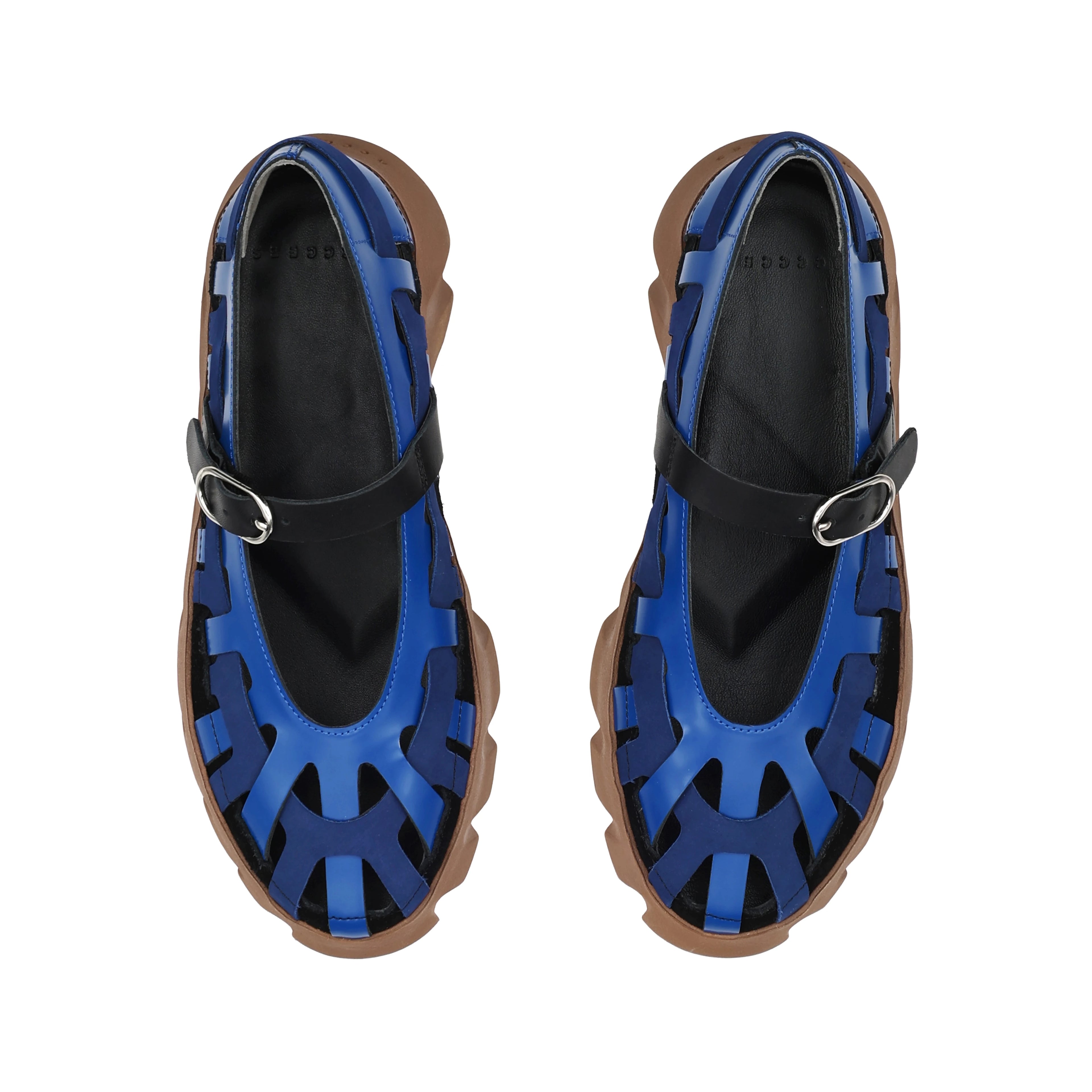 4CCCCEES TURA LEX Midnight: blue ballet flats for women