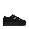 SUPERGA 2790 Platform FULL Black: black trainers for women