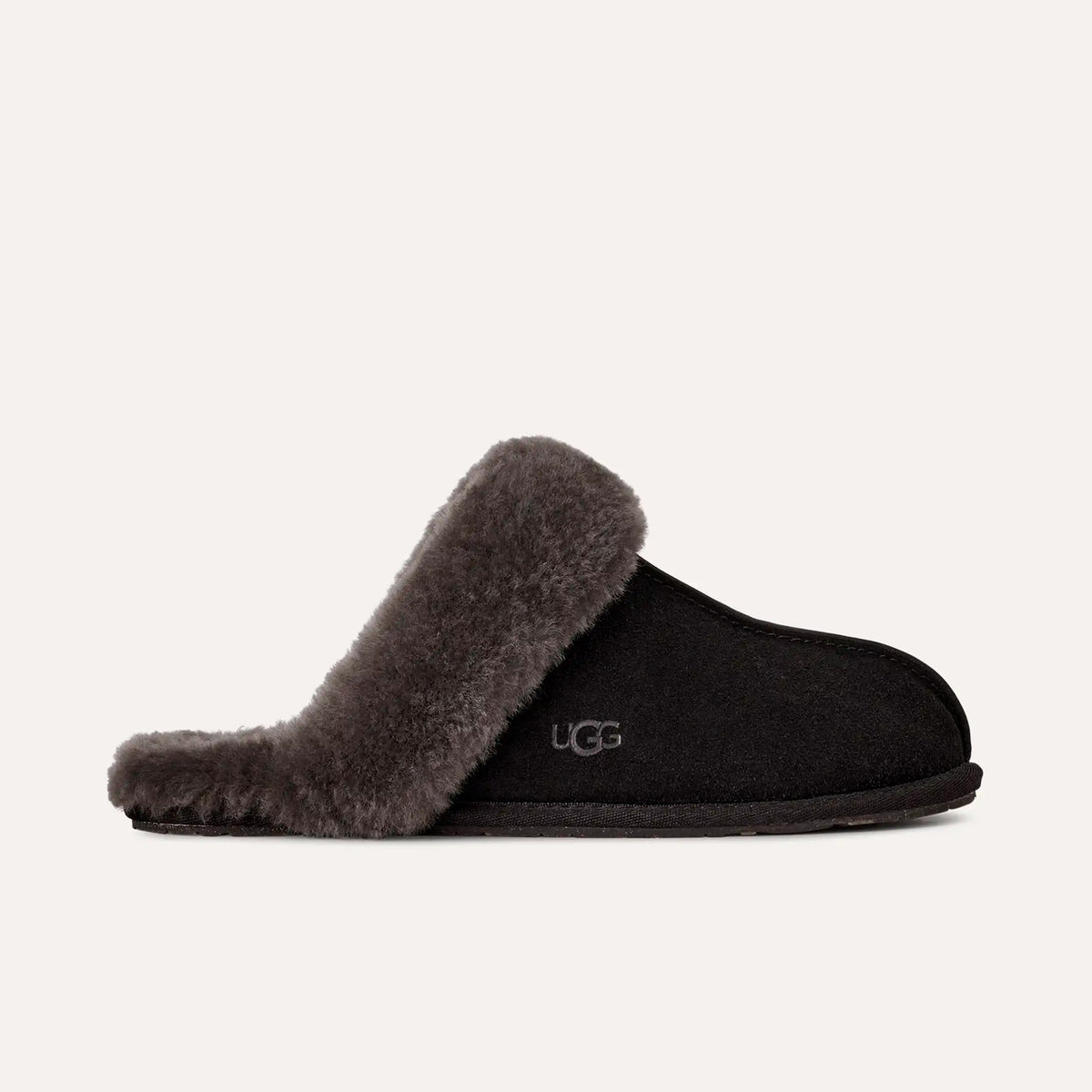 UGG W Scuffette II Black/grey: чорний сабо для жінок